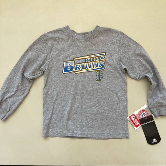 adidas Other - Adidas Grey UCLA Boys Long Sleeve Shirt NWT B7/16